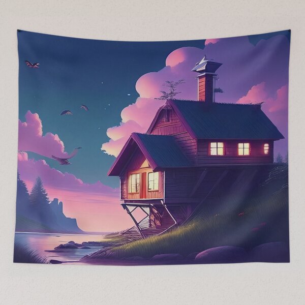 Item preview, Cozy Seaside Escape designed and sold by D3monic.