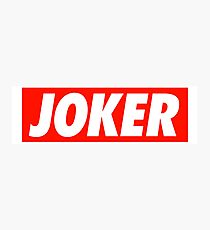 Joker - Shirt Photographic Print