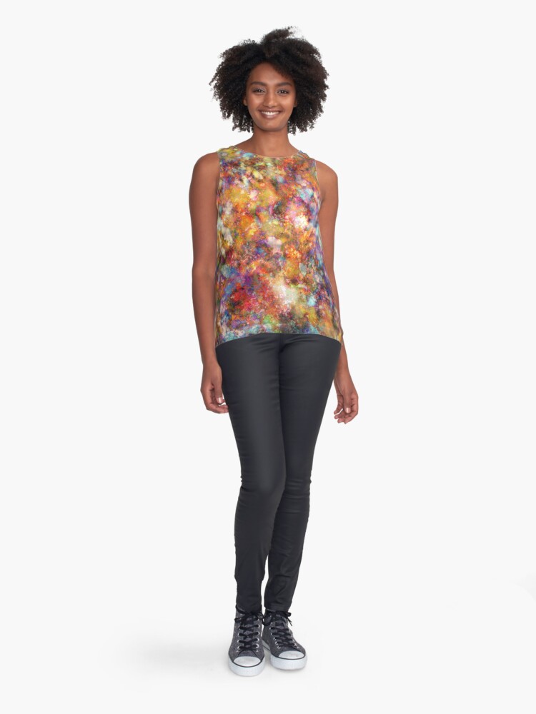 Alternate view of Walking the old pathway Sleeveless Top