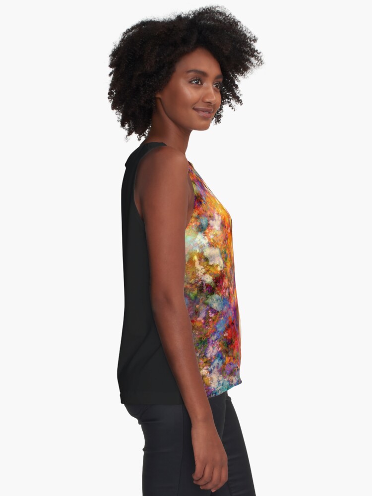 Alternate view of Walking the old pathway Sleeveless Top