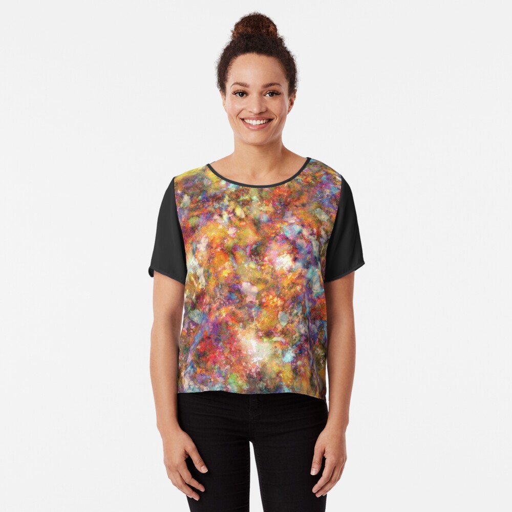 Walking the old pathway Chiffon Top
