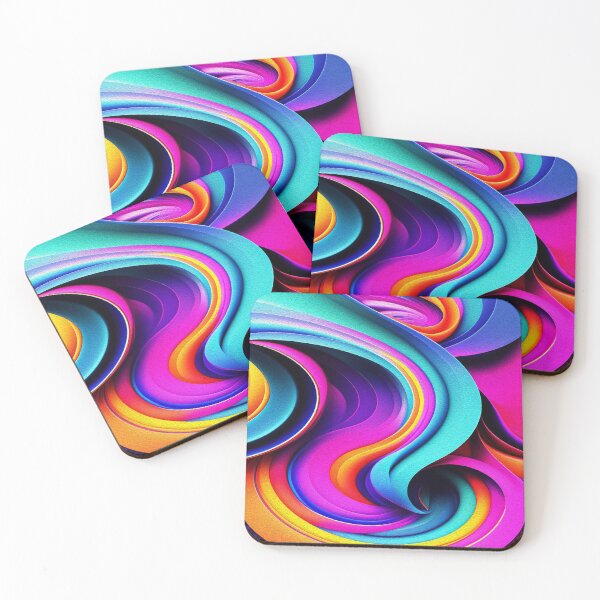 Item preview, Vibrant and Dynamic Abstract Oil Painting with Radiant Hues designed and sold by Trendy Valley .