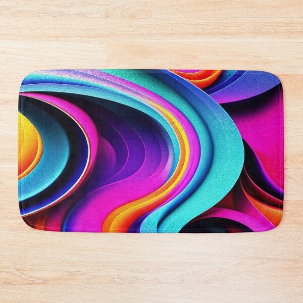 Item preview, Vibrant and Dynamic Abstract Oil Painting with Radiant Hues designed and sold by Trendy Valley .