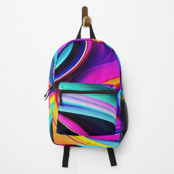 Item preview, Vibrant and Dynamic Abstract Oil Painting with Radiant Hues designed and sold by Trendy Valley .