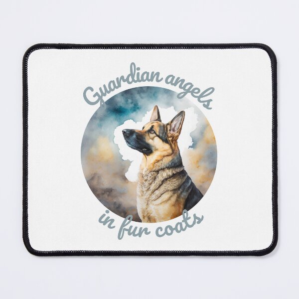 Item preview, German Shepherd - Guardian Angels In Fur Coats designed and sold by VectorBurn.