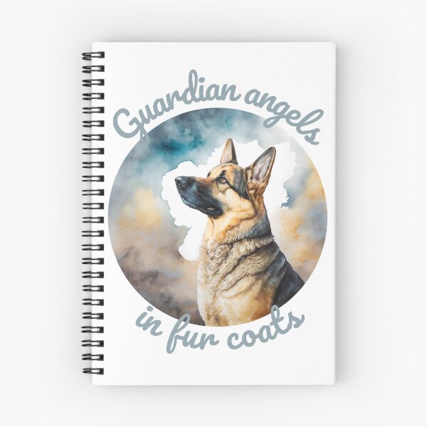 Item preview, German Shepherd - Guardian Angels In Fur Coats designed and sold by VectorBurn.