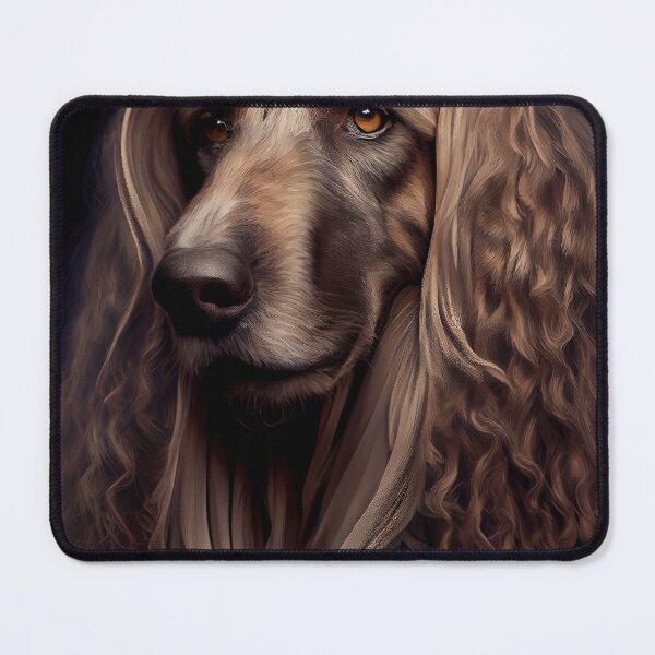 Item preview, Afghan Hound wearing leather jacket - Dog Breed Portrait designed and sold by Nalaxation.