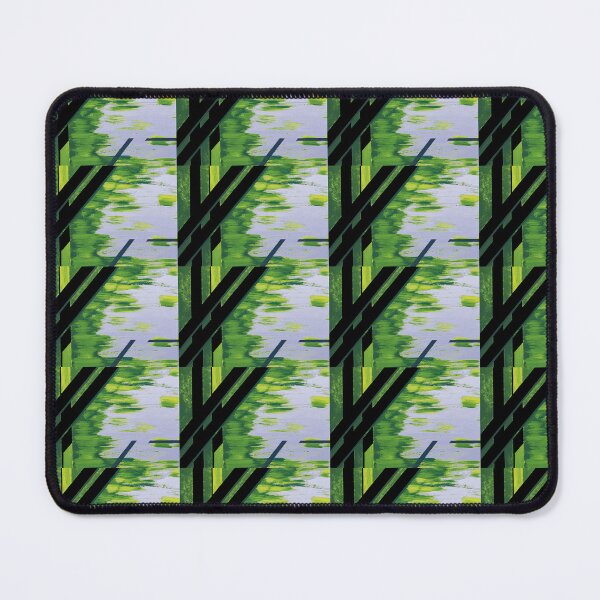 Item preview,   Bamboo grove in Spring Greens and Lilac designed and sold by BlackArtichoke.