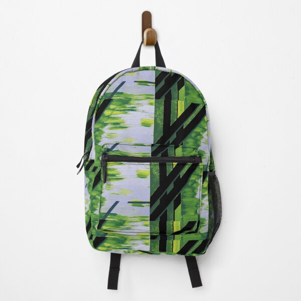 Item preview, Bamboo grove in Spring Greens and Lilac designed and sold by BlackArtichoke.