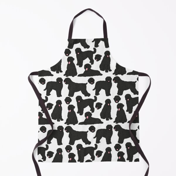 Item preview, Black russian terrier cute illustration pattern designed and sold by Yarafantasyart.