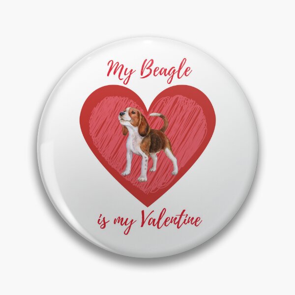 Item preview, My cute beagle is my valentine designed and sold by Nicefoxy.