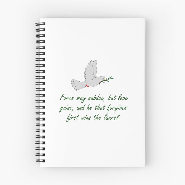 Item preview, Force May Subdue - Forgiveness Quotes designed and sold by CrankyOldDude.