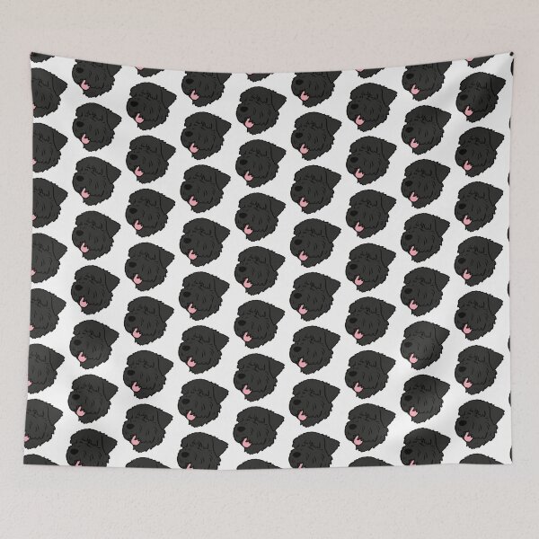 Item preview, Black russian terrier cute illustration  designed and sold by Yarafantasyart.