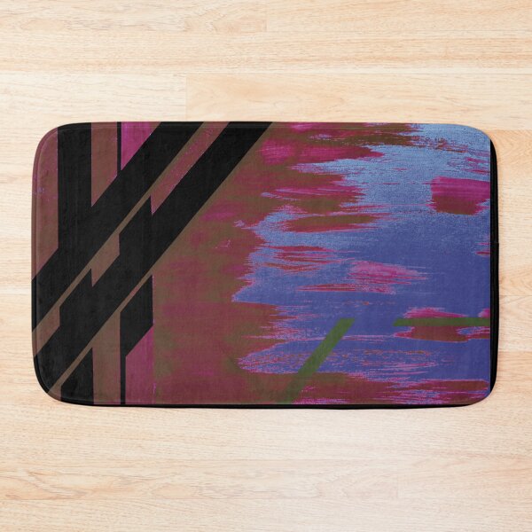 Item preview,   Bamboo grove in Magenta and Flouresent Blue designed and sold by BlackArtichoke.