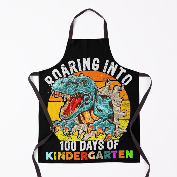 Item preview, Roaring Into Kindergarten Dinosaur T Rex 100th days of kindergarten designed and sold by sprintmoon.