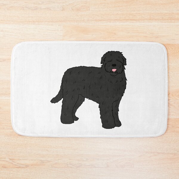 Item preview, Black russian terrier cute illustration  designed and sold by Yarafantasyart.