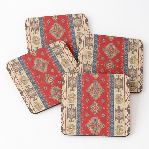 Artikelvorschau, Türkischer Vintage roter beige Kelim-Teppich - Kelim-Teppich - Anatolien-Teppich entworfen und verkauft von AppareIIndustry.