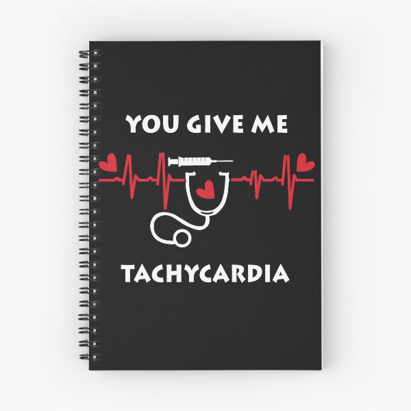 Aperçu de l'œuvre You Give Me Tachycardia Heartbeat ICU Nurse Saint Valentin créée et vendue par ZANNIX.
