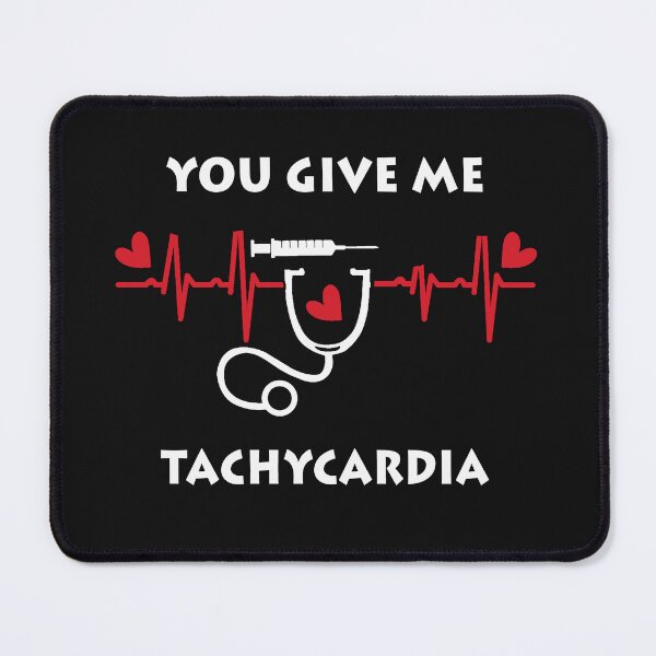 Item preview, You Give Me Tachycardia Heartbeat ICU Nurse Valentines Day designed and sold by ZANNIX.