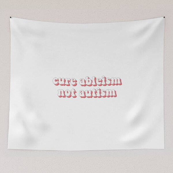Item preview, cure ableism not autism designed and sold by cooolvibe.