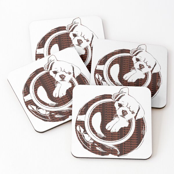 Item preview, Puppuccino Coffee And Cute Puppy Dog  designed and sold by ShopSunday.