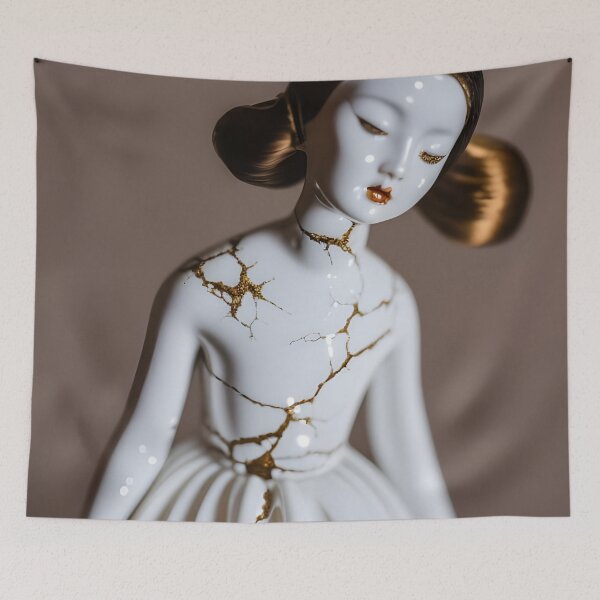 Artikelvorschau, kintsugi doll entworfen und verkauft von Krawuzzn.