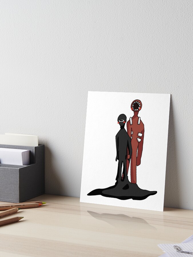 DOORS ️ Figure hide and Seek horror Art Board Print for Sale by