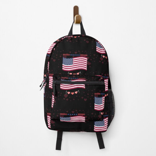 Item preview, Valentine's Day US flag hearts designed and sold by zazluxe.