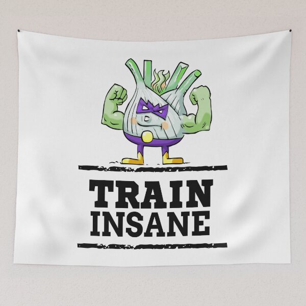 Item preview, Train Insane Funk Up Fennel Double Bicep Bodybuilder designed and sold by ProjectX23.