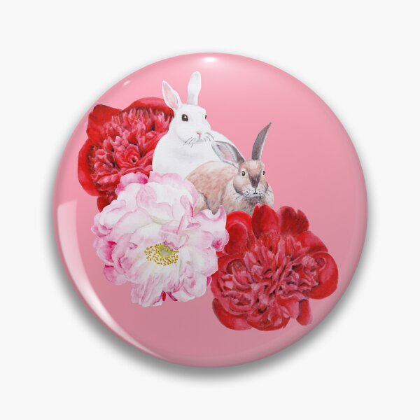 Item preview, Conejos y Peonias designed and sold by YuNikDraw.