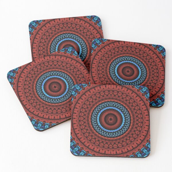 Item preview, Red and Blue Circles designed and sold by Akashdigiart.