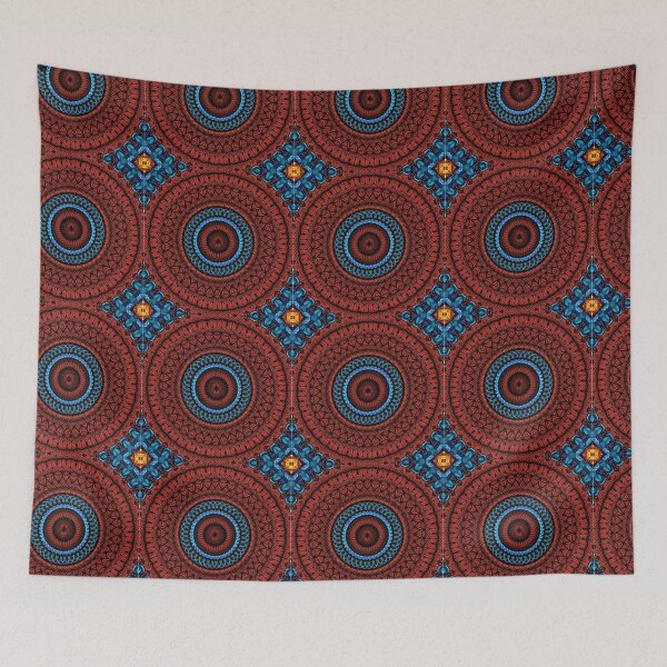 Item preview, Red and Blue Circles designed and sold by Akashdigiart.