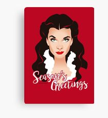 Season's Scarlett Canvas Print