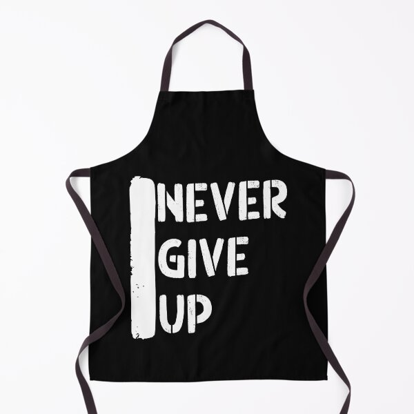 Item preview, Cool Stencil Never Give Up Quote | Stencil Design | White text designed and sold by RiciPaneto.