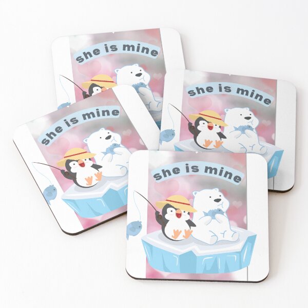 Item preview, valentines day polar bear | she is mine designed and sold by AlikeForth.