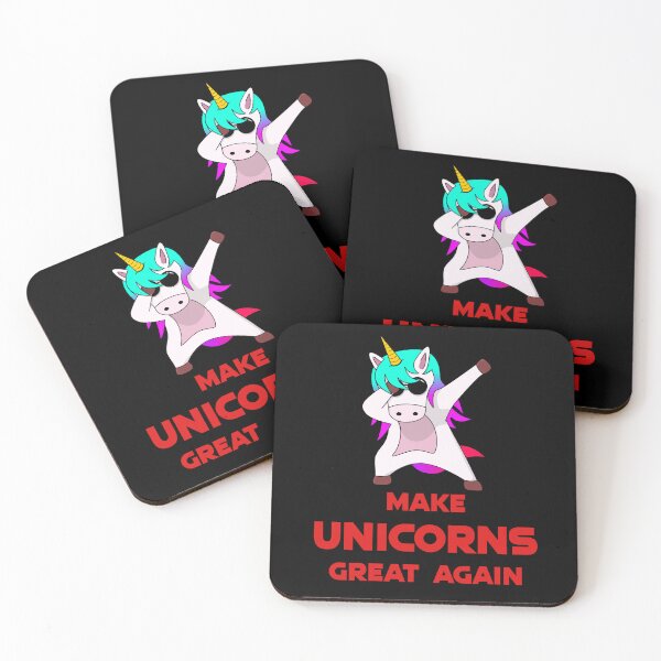 Item preview, Super cool dabbing unicorn, unicorn with sunglasses, colorful unicorn, election campaign, president, unicorn designed and sold by SnorbelDesign.