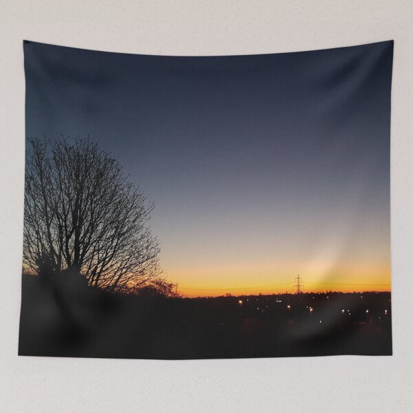 Item preview, Winter Wonder: Christmas Day Sunrise Paints the Yorkshire Countryside in Stunning Hues of Blue, Pink, and Orange" designed and sold by PhotografeeMrsB.
