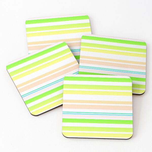 Item preview, Spring colors striped | Spring color palette striped designed and sold by lausn.