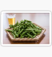 Edamame and Beer Sticker
