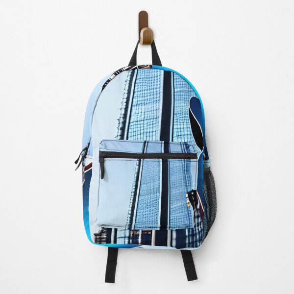 Item preview, A Blue Guitar Taking An Elevator Up To The Very Top Floor  designed and sold by MusicalArtisty.