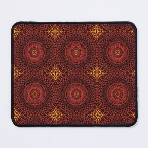 Item preview, Red and Orange mandala designed and sold by Akashdigiart.