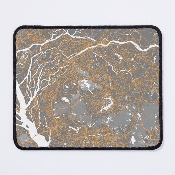 Item preview, Dongguan City Map of Guangdong, China - Bauhaus designed and sold by deMAP.