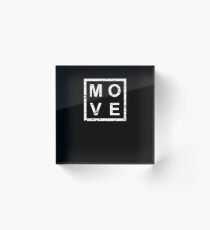 Stylish Move Exercise Acrylic Block