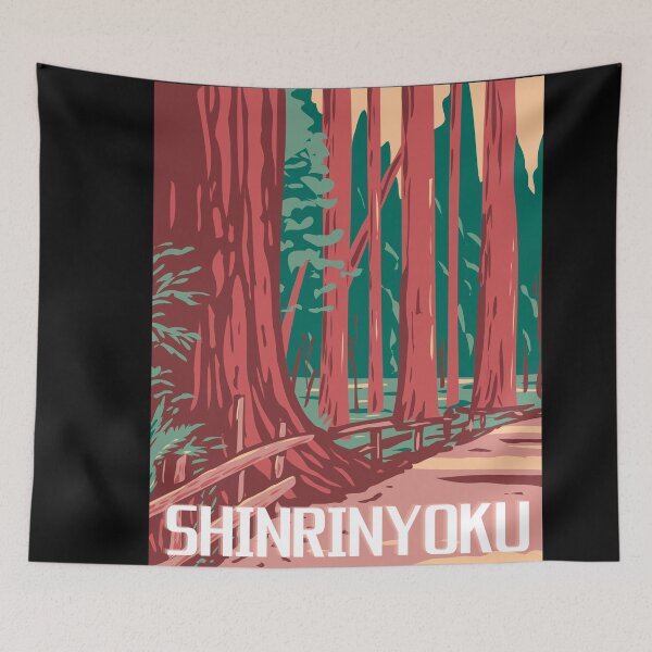Item preview, Shinrinyoku - Forest Bathing designed and sold by TheMerchPeddler.