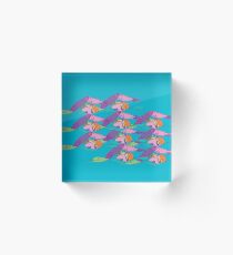 Open Water - Beautiful Blue Acrylic Block