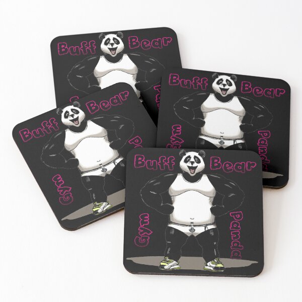 Item preview, Buff Bear Gym Panda designed and sold by jgoenett.