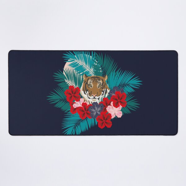 Item preview, Moonlight Tiger in the Palms designed and sold by rcottoncreative.