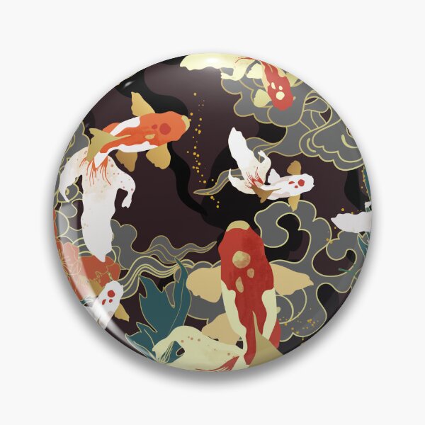 Item preview,  traditional classical auspicious cloud  koi shading designed and sold by UnaWu533.