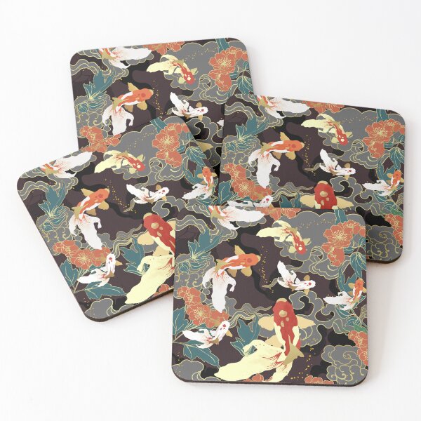 Item preview,  traditional classical auspicious cloud  koi shading designed and sold by UnaWu533.