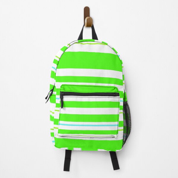 Item preview, Lime green white stripes | neon green lines designed and sold by lausn.